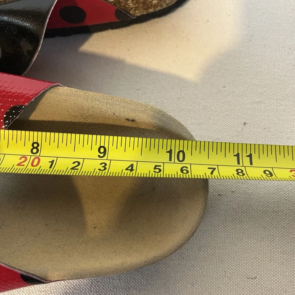 Mickey Minnie‎ Thong Sandals Cork 10.5 Adjustable